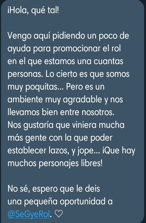 🌙 ; ÚNETE A @SeGyeRol (!!!) Muchos pjs libres.