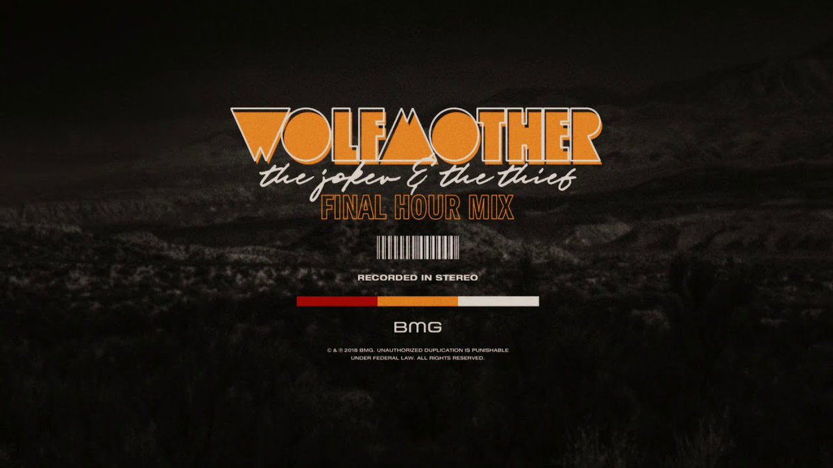 New Track: Wolfmother - 'Joker &amp; The Thief' (Final Hour Mix) dlvr.it/QtZNGf