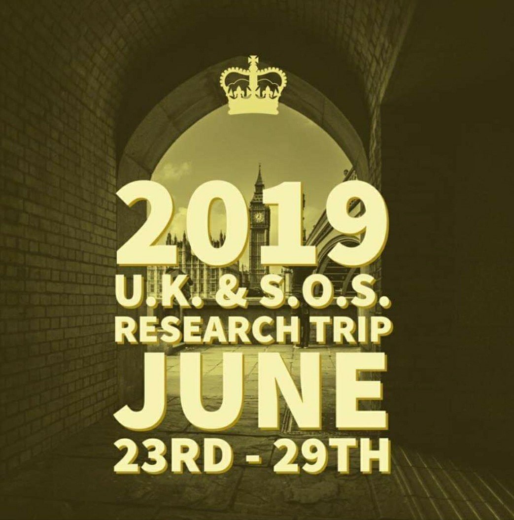 OmegaGradSchool's tweet image. Mark your calendars now! We are looking forward to the annual UK &amp;amp; S.O.S. research trip in June.