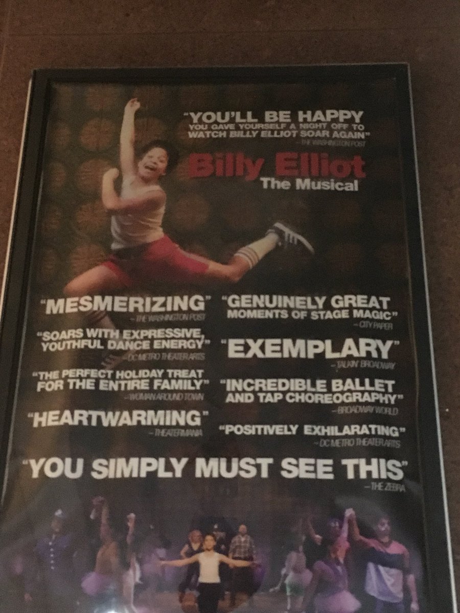 DCJerseyGirl's tweet photo. Another fabulous show @sigtheatre #BillyElliot gives you all the feels as we witness Billy discover his passion for dance. I wanted to protect Billy, scream at the brother, shake sense into dad, hug grandma & embrace the teacher! Loved it so much. #SigBilly #standingovation https://t.co/vVL6rmDWin