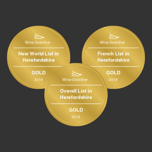HayWinesUK's tweet photo. We’re thrilled 🤩 to announce we’ve been awarded 3 Gold Medals 🥇🥇🥇 by @WineSearcher in their 2018 Awards! We’d like to say a massive thank you 🙏 to our amazing customers for their invaluable support! #HayWines #BestWineList #WineSearcher #WineAwards2018 https://t.co/eIAa31mGaK