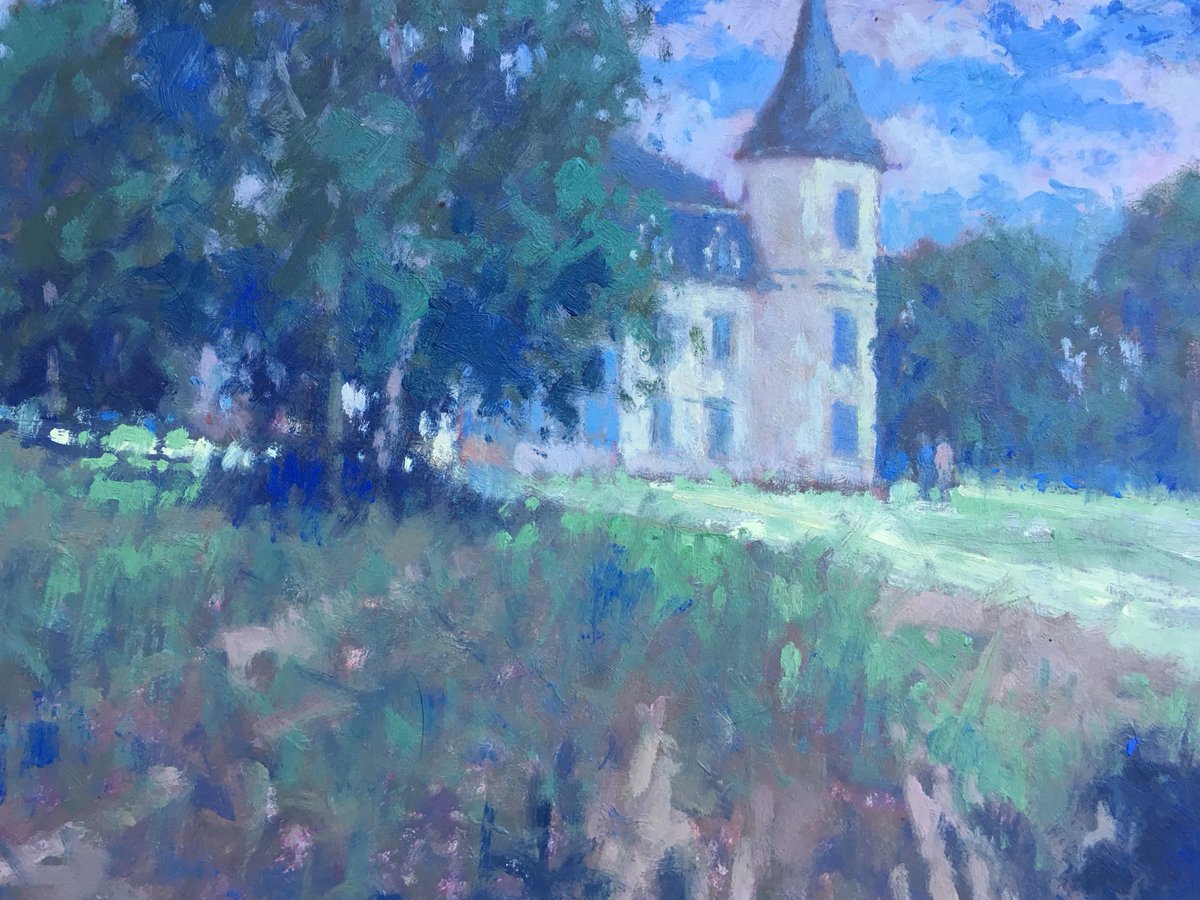 Feeling artistic?  Why not stay at the Château where you can paint to your hearts content.  Look what one of guests painted for us!  
#artistic #art #painting #chateau #france #loirevalleychateau #loire #loirevalley #familyholiday #familytime #fun #wow #chateauholiday