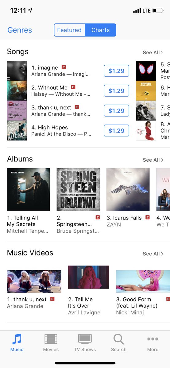 Speechless. #1 all genre <a href="/iTunes/">iTunes</a> thank y’all for letting me Tell All My Secrets #TellingAllMySecrets  smarturl.it/M10Secrets