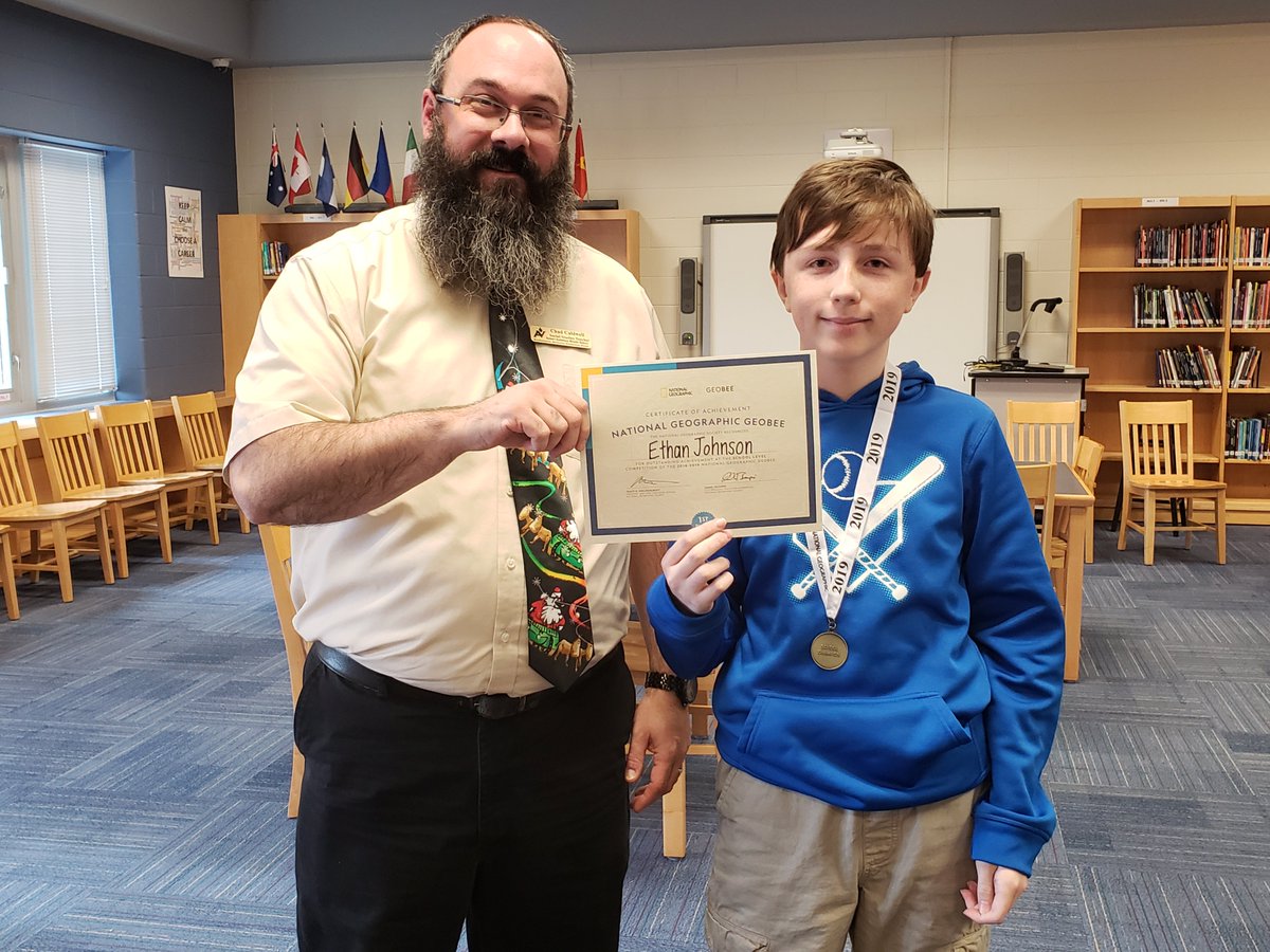 tOsborneIF's tweet image. Congrats to Ethan Johnson from Mr. Caldwell's SS class for winning @RAMiddle_RAMS Geography Bee! Thanks to @kericompton SS dept. lead for organizing the event. #RAMSinspire