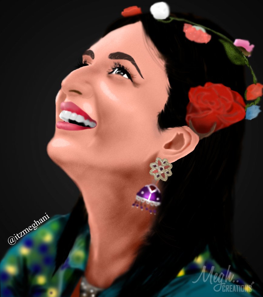 ItzMeghani's tweet photo. HAPPY BIRTHDAY DIVYANKA !!
:

You Beauty 😍.
:

My artwork finally reached you too. I feel blessed..🙏🙏 Thank you all those who made this happen 😘.
:

Have a wonderful day Gorgeous..❤️❤️🤗
:
#DigitalDrawing #MeghCreations #MyArt #DivyankaTripathi #BirthdayGirl https://t.co/JJ52TlfZxp