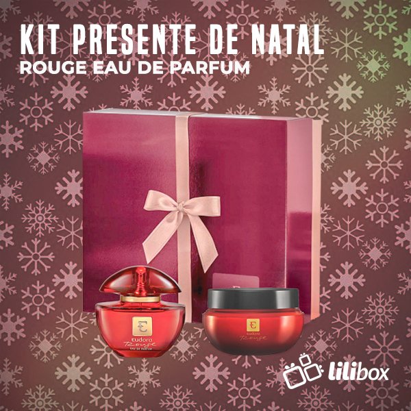 AppLiliBox's tweet image. KIT PRESENTE DE NATAL ROUGE
O Kit Presente de Natal Rouge é uma combinação feminina e imponente para perfumar e hidratar a pele com itens da linha Rouge. 
Compre a sua agora: bit.ly/2E1OMY7