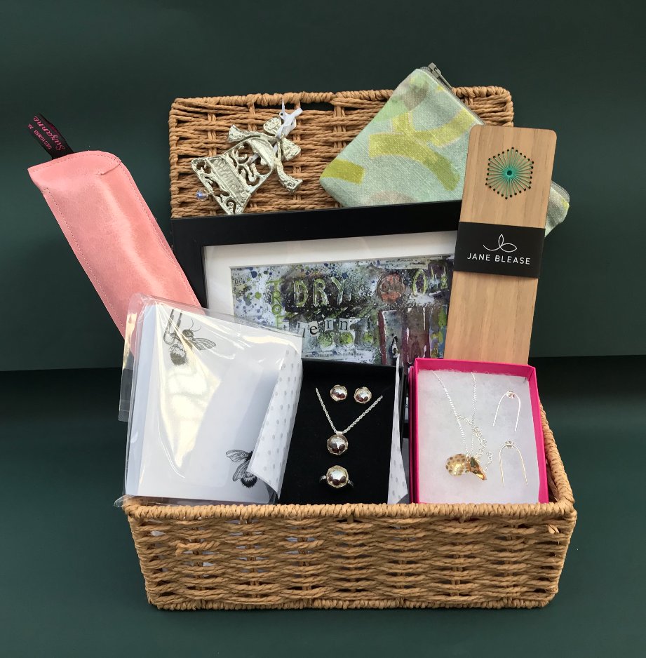 Our wonderful makers have been incredibly generous and we now have two more hampers to win! First one to be won on 22/12 and second one on 24/12. Spend £10 or more in any of our studios and you will be given a slip to enter the draw! bit.ly/2FJkkDW