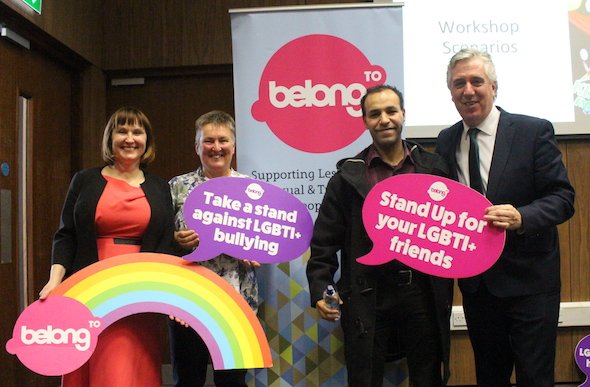 IrelandFootball's tweet photo. The FAI were delighted to welcome @BeLonG_To and members of the @DublinDevilsFC team to FAI HQ this week for a LGBTI+ Awareness Training Session.

➡️ https://t.co/04pN0QWDE9 #Grassroots https://t.co/TAwqY8noRj