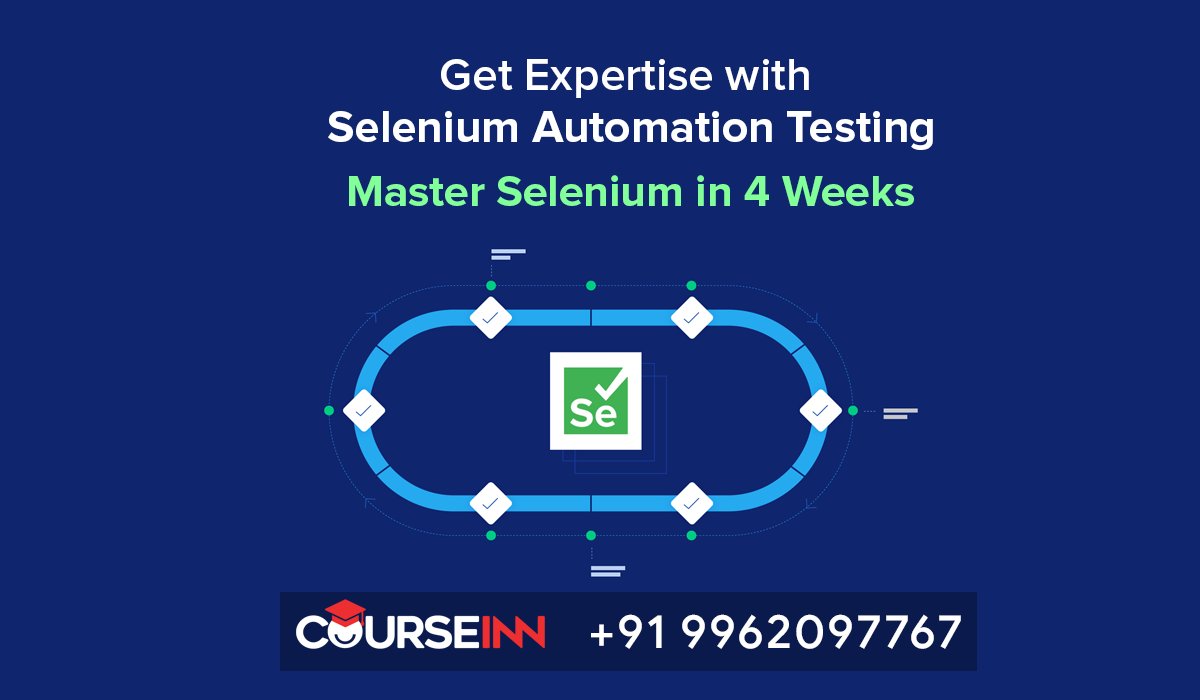courseinn's tweet image. Get Expertise with Selenium Automation Testing! 
Learn and Master Selenium in 4 Weeks! Start Your Career in Software Testing Today!
#Selenium #LearnSelenium  #Testing #SoftwareTesting