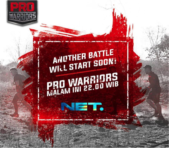mdtvindonesia's tweet photo. Warriors, dukung tim favorite lo di PRO WARRIORS TOP 3! Comment dengan # TimCokelat, #TimOrange atau #TimPink yang menurut lo akan memenangkan 1 Milyar Rupiah! Dan saksikan perjuangan para Warriors, malam ini Pkl 22.00 WIB hanya di @netmediatama.
#PROWARRIORS #NEVERQUIT https://t.co/KgomR1y4iZ