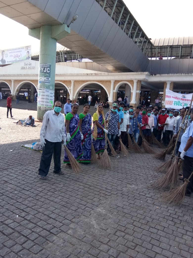 Awareness & Cleanliness Drive conducted at Mira Road Bus Stand @swachhbharat @SwachhBharatGov @SwachSurvekshan #SwachhBharat #SwachhMiraBhayandar