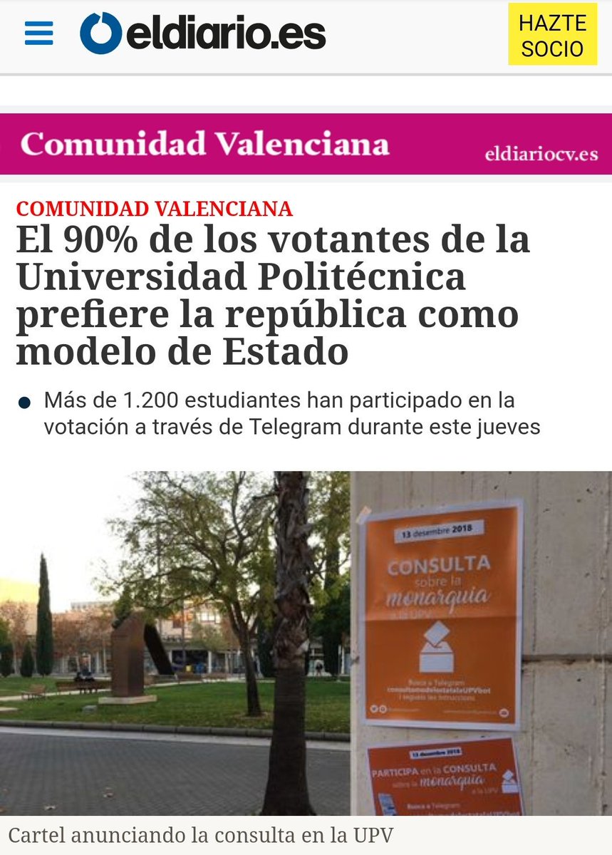 diegoalsan's tweet photo. La noticia de @ReferendumUPV sobre la que el servicio de comunicación @UPV no consideró relevante informar a su comunidad universitaria. https://t.co/HHAQfpwrs2