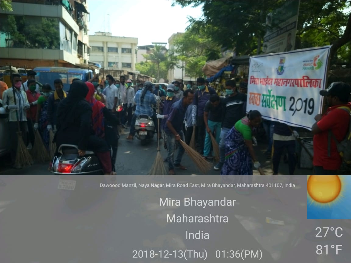 Awareness & Cleanliness Drive conducted at Rikshaw Stand, Mira Road East @swachhbharat @SwachhBharatGov @SwachSurvekshan #SwachhBharat #SwachhMiraBhayandar