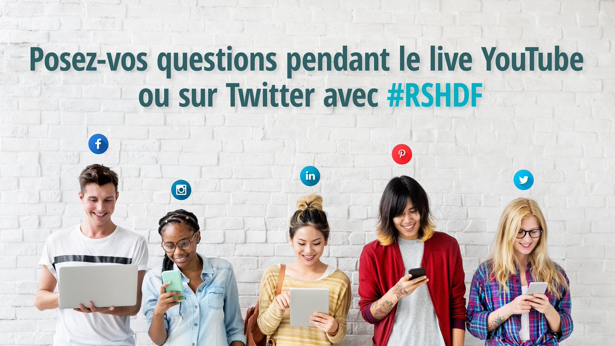 SebastienRobit's tweet photo. #RSHDF 📢Débat en direct aujourd'hui à 14h sur les réseaux sociaux et l'enseignement avec @michelguillou et @Vanessa_Lalo en live sur https://t.co/8EpZEI9rlE … avec vos questions sur le Chat YouTube ou avec #RSHDF 📲 https://t.co/A6JGDx1tN5