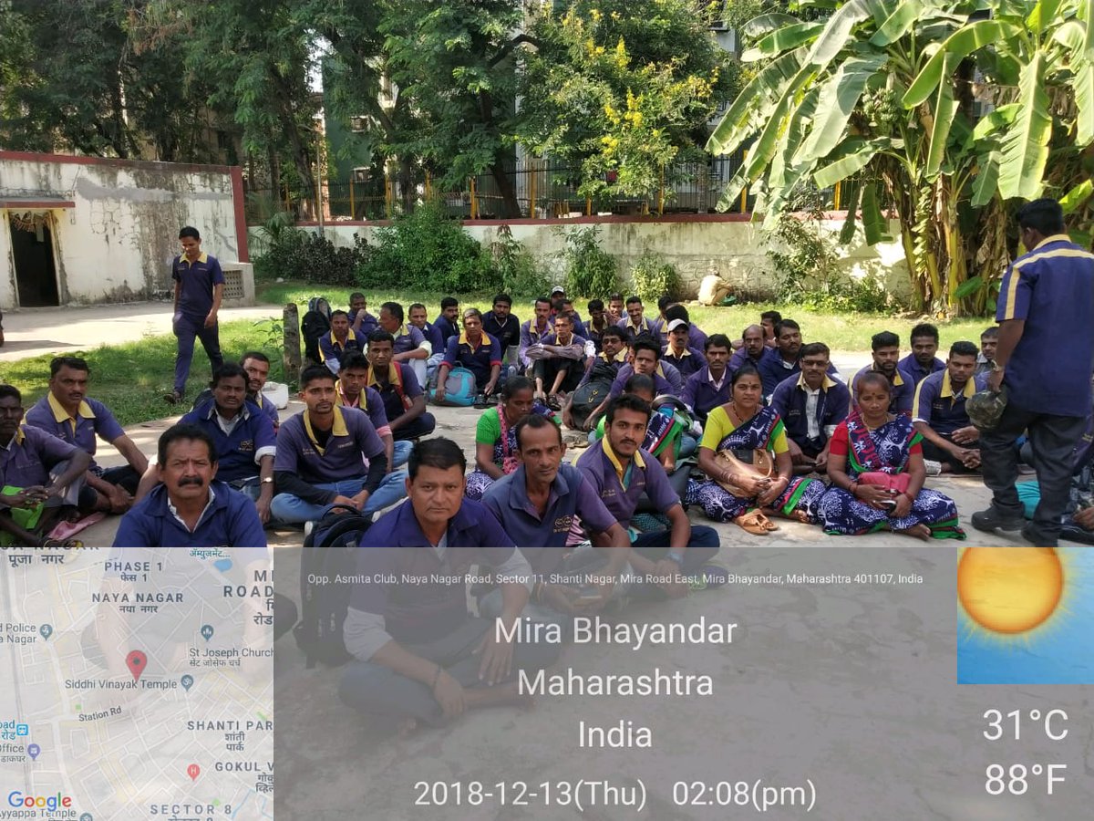 Training to Sanitary Workers has been conducted at Mira Road East under Swachh Bharat Mission @swachhbharat @SwachhBharatGov @SwachSurvekshan #SwachhBharat #SwachhSurvekshan2019 #SwachhMiraBhayandar