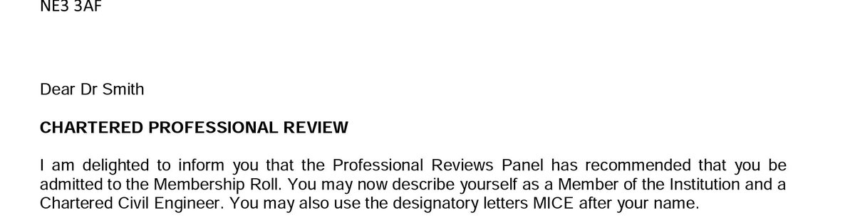 JonathanCSmith0's tweet photo. Had very nice email from @ICE_engineers last week which informed me that I may describe myself as a "Member of the Institution and a Chartered Civil Engineer"! https://t.co/wbM3YBjFUC