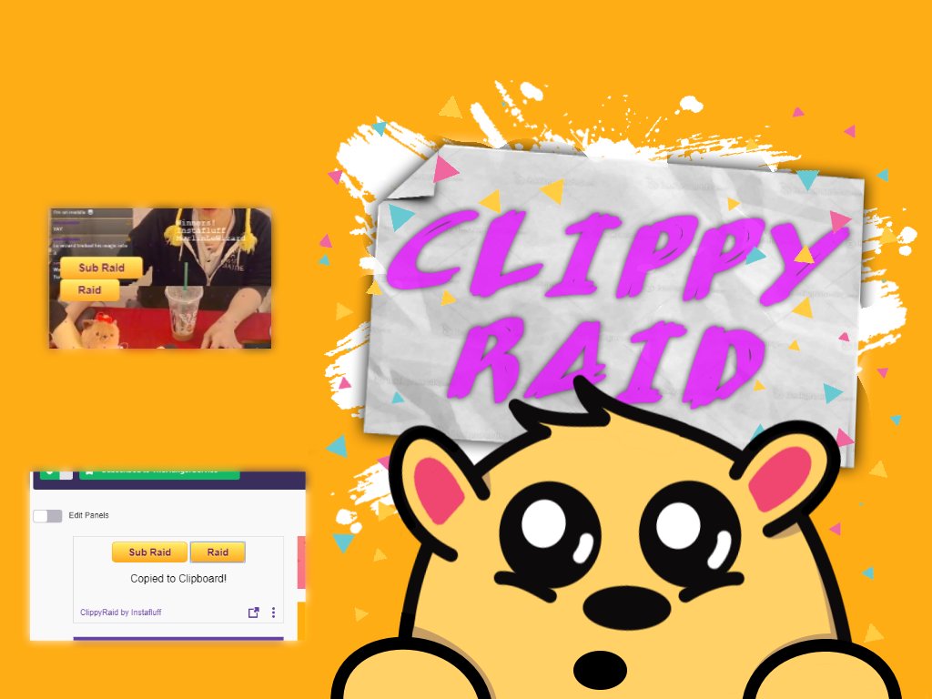 Instafluff Loves Nature Buttons To Copy Raid Messages Trying To Highlight A Raid Message In Moving Chat Is Hard So I Made A Small Twitch Extension To Make