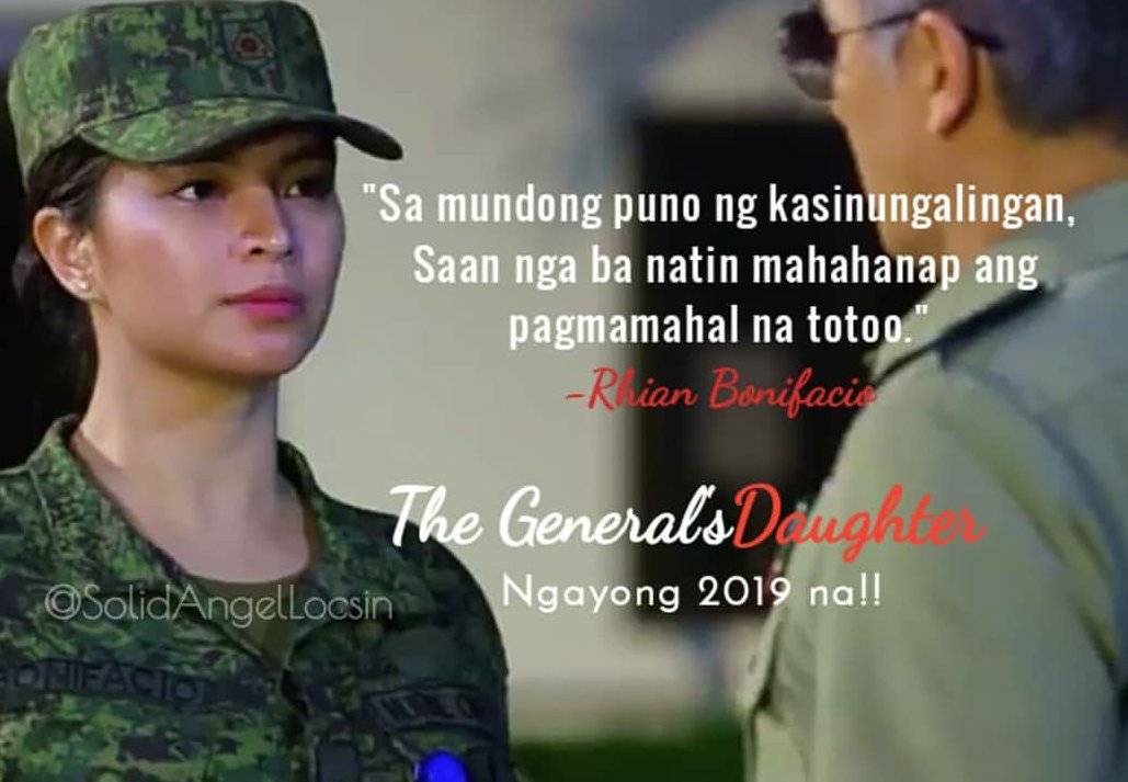 MaeTeamAngel1's tweet photo. The Primetime Action Drama Queen 
Angel Locsin https://t.co/KQjnsUTv1h Rhian Bonifacio 
TheGeneralsDaughter🙌
#TGDFullTrailer https://t.co/LX4IwuDYUG