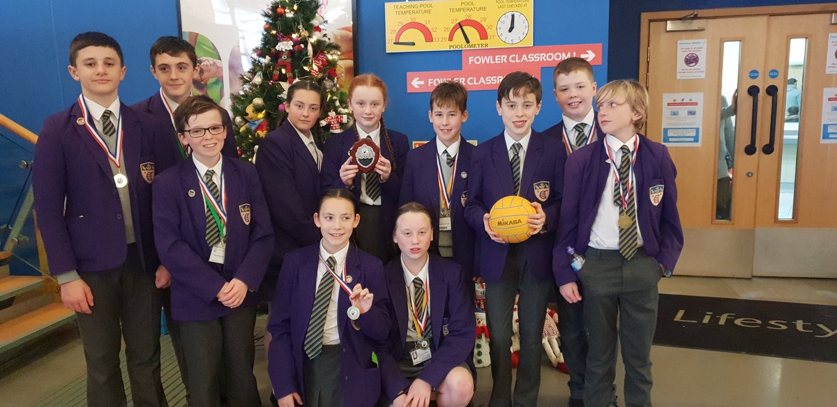 Congrats to the U13 Water polo team who won the Liverpool Tournament. A victorious penalty shoot out V Bluecoat in the semi led to a 2-1 win V Calderstones in the final. POT: H Jenkins and L Murphy