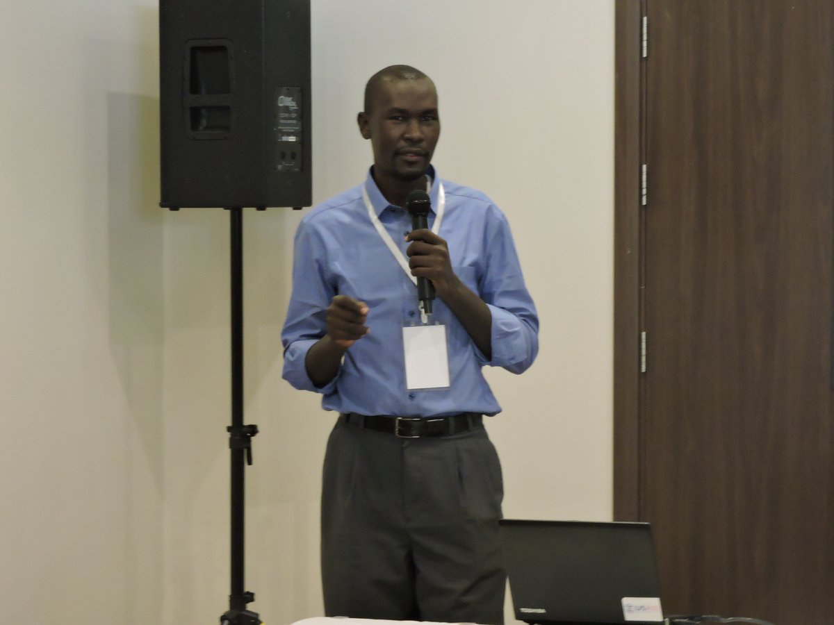 Samuel Ooko from DRDA - South Sudan presenting on Protection of child migrants - South Sudan perspective. #HOAchildrenagenda2021