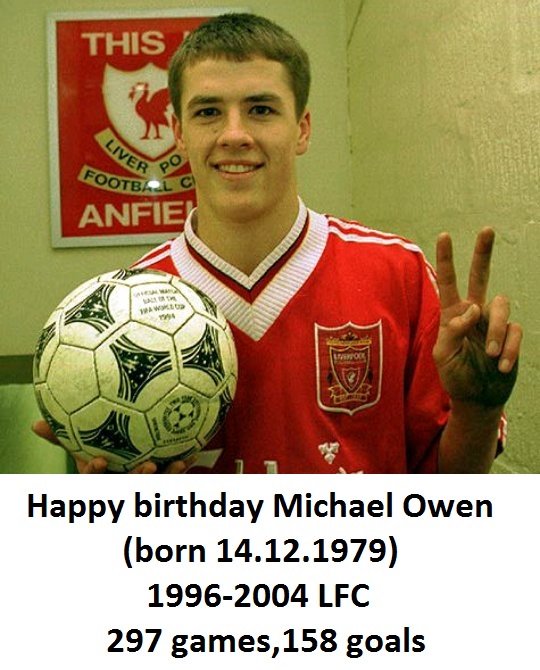 Happy 39th birthday Michael Owen! 