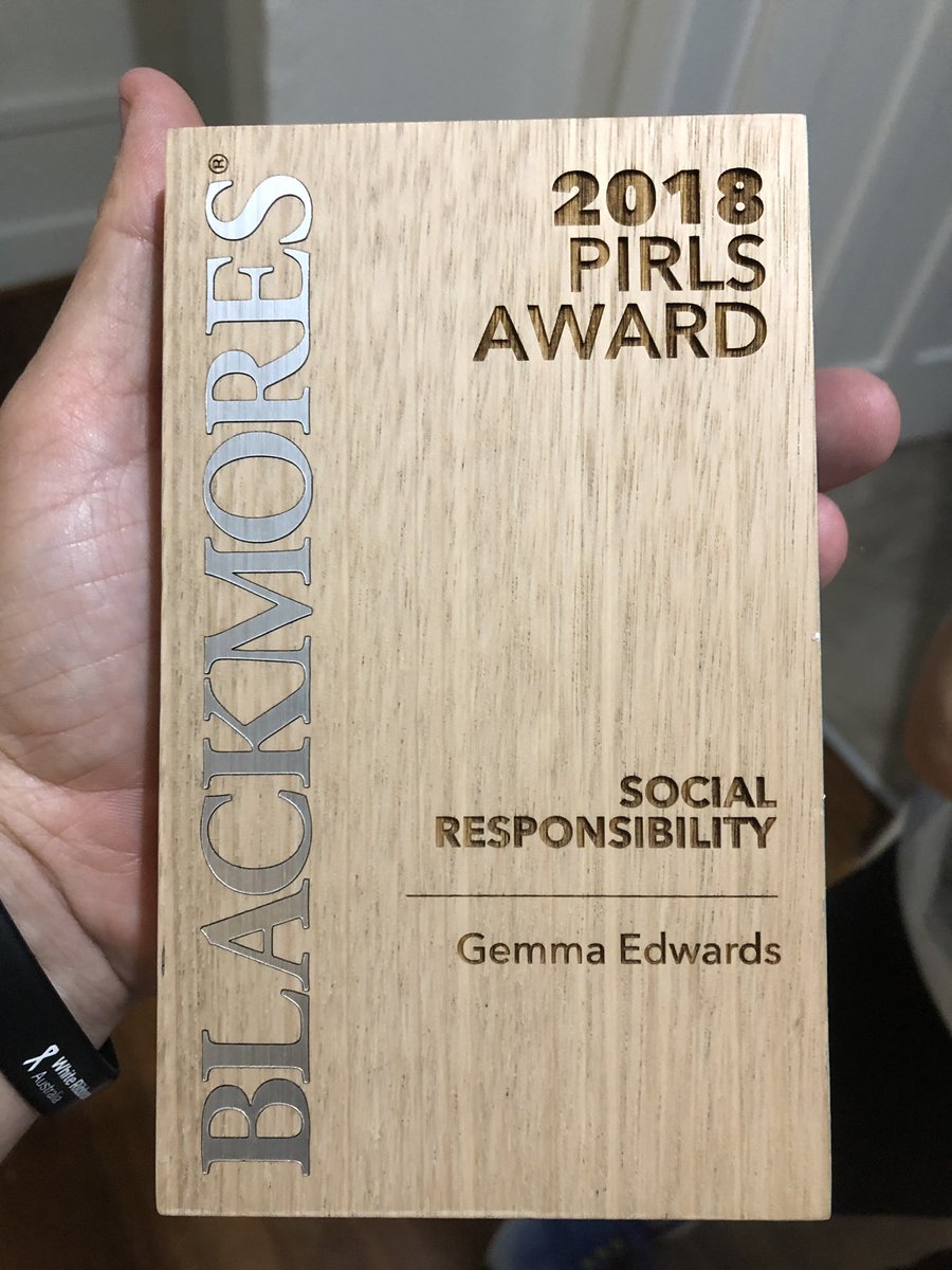 So proud today as my wife was recognised by colleagues for her work on modern slavery at Blackmores.