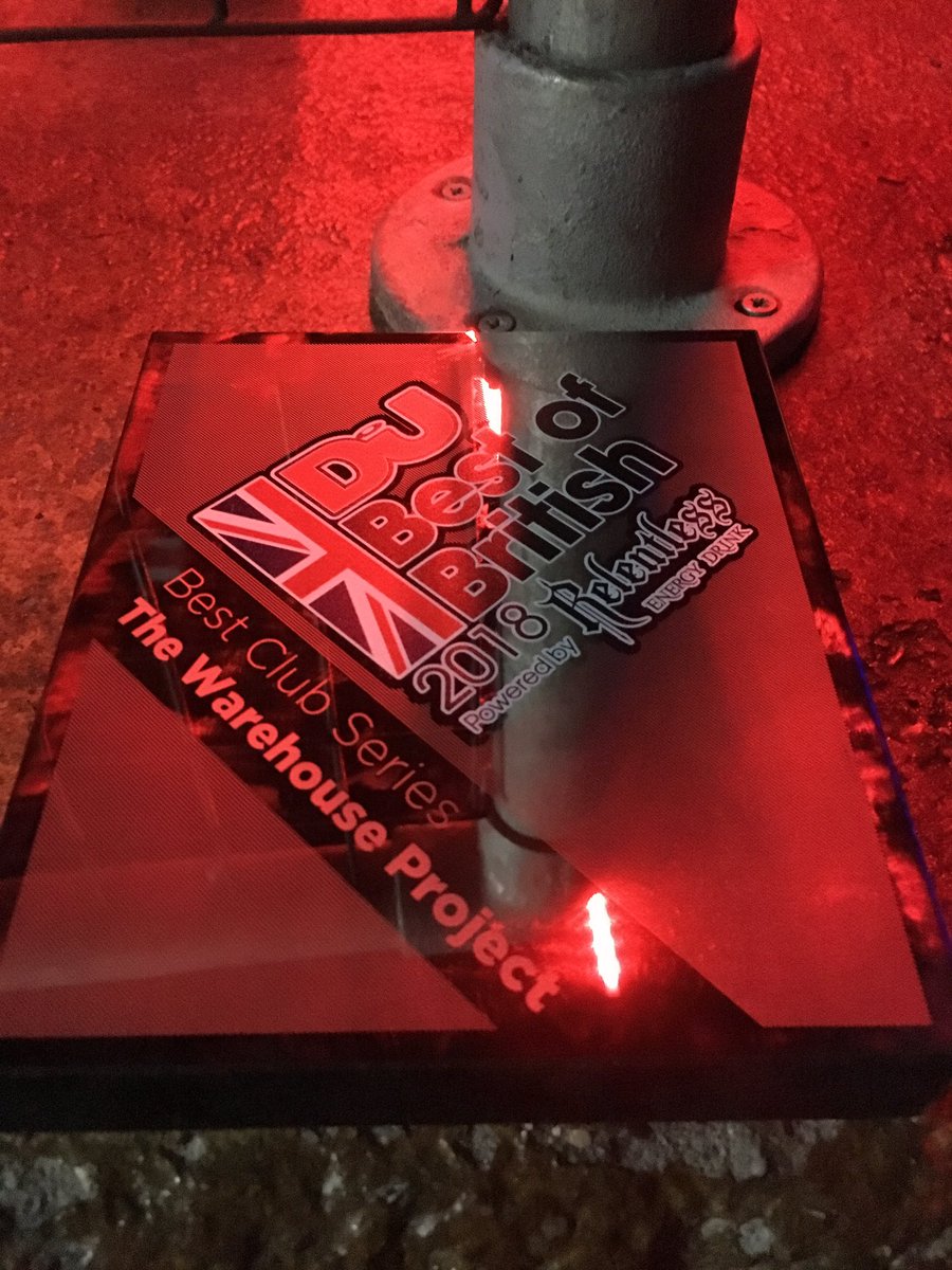 Sacha_Lord's tweet photo. Another win for Manchester! Last night @WHP_Mcr collected Best Club Series @DJmag Awards in London....thank you to everyone for making this happen. Chuffed as chips #Whp18 #Manchester https://t.co/vagX7fzkGB