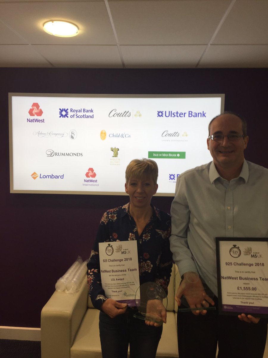 NickWinter40's tweet photo. Congratulations to the @MSUK6 for the funds raised in their creative 25th anniversary 925 challenge. Great to see @nat_matthew and @SkyFloSanders play their part. https://t.co/1z5i1hzVUK