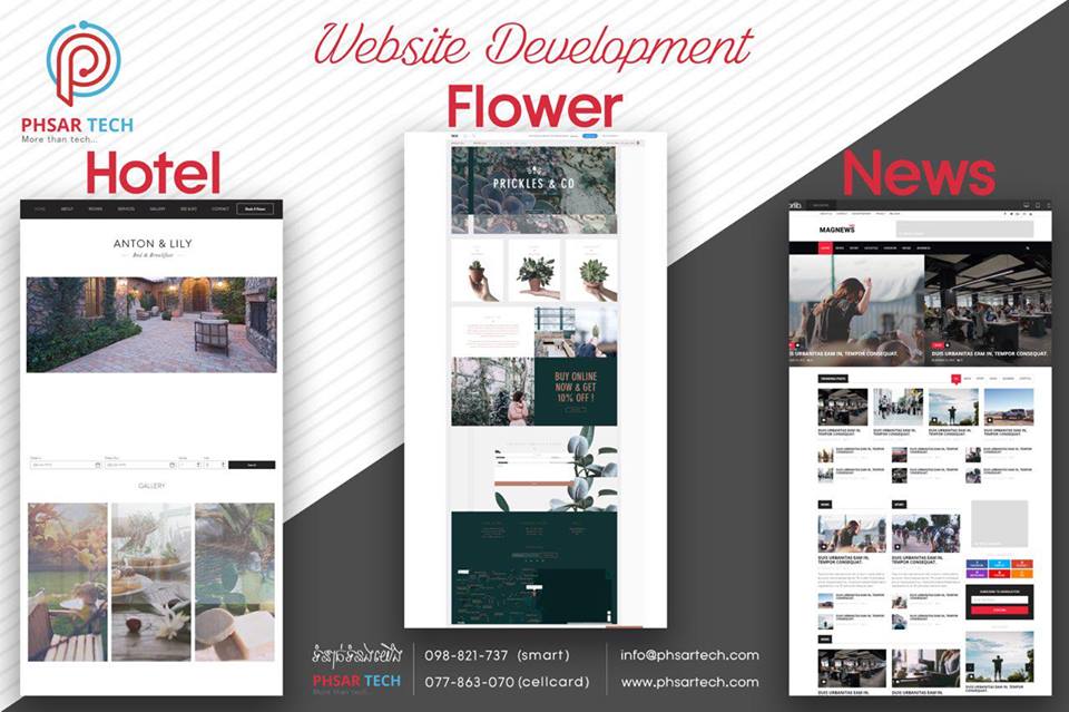 sychhourn's tweet image. ពត៌មានបន្ថែម សូមទំនាក់ទំនងមកផ្សារថេក​:
096-44-09-121 | 017-677-909 
🌐phsartech.com
#Creative,#Dynamic,#InnovativeITSolutions
#website_Design #mobile_App #Ecommerce_Solution #Web_Development
#More_Then_Tech