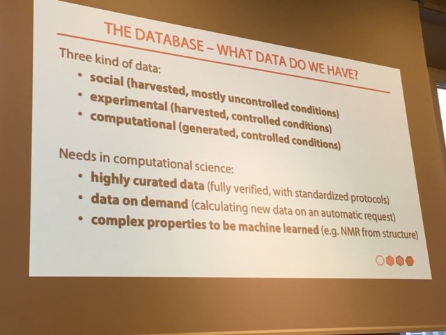 silvanamuscella's tweet image. .@nicola_marzari describes needs 4 computational science #highlycuratedata, #DataonDemand,, #complexproperties building complex workflows, @max_center2  operating system AIIDa materialscloud.org platform for #openScience #EOSC #FAIR @eInfraEU  #HPC, #HTC, #HDPA convergence