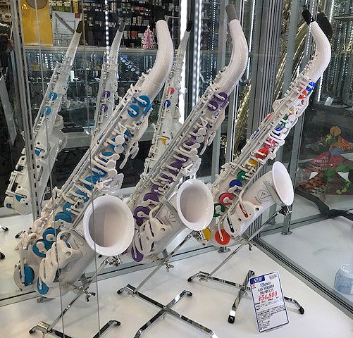 Vibrato サックス レインボー vibrato sax ポリカーボネート製アルト