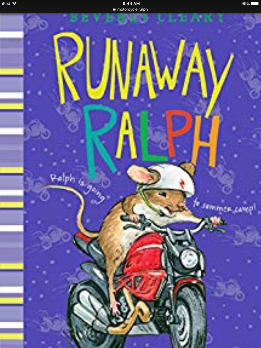 MissKiwitheRat's tweet photo. Check out Runaway Ralph by Beverly Cleary! #EverybodyReads #LoveReading https://t.co/uzMoMCGS3R