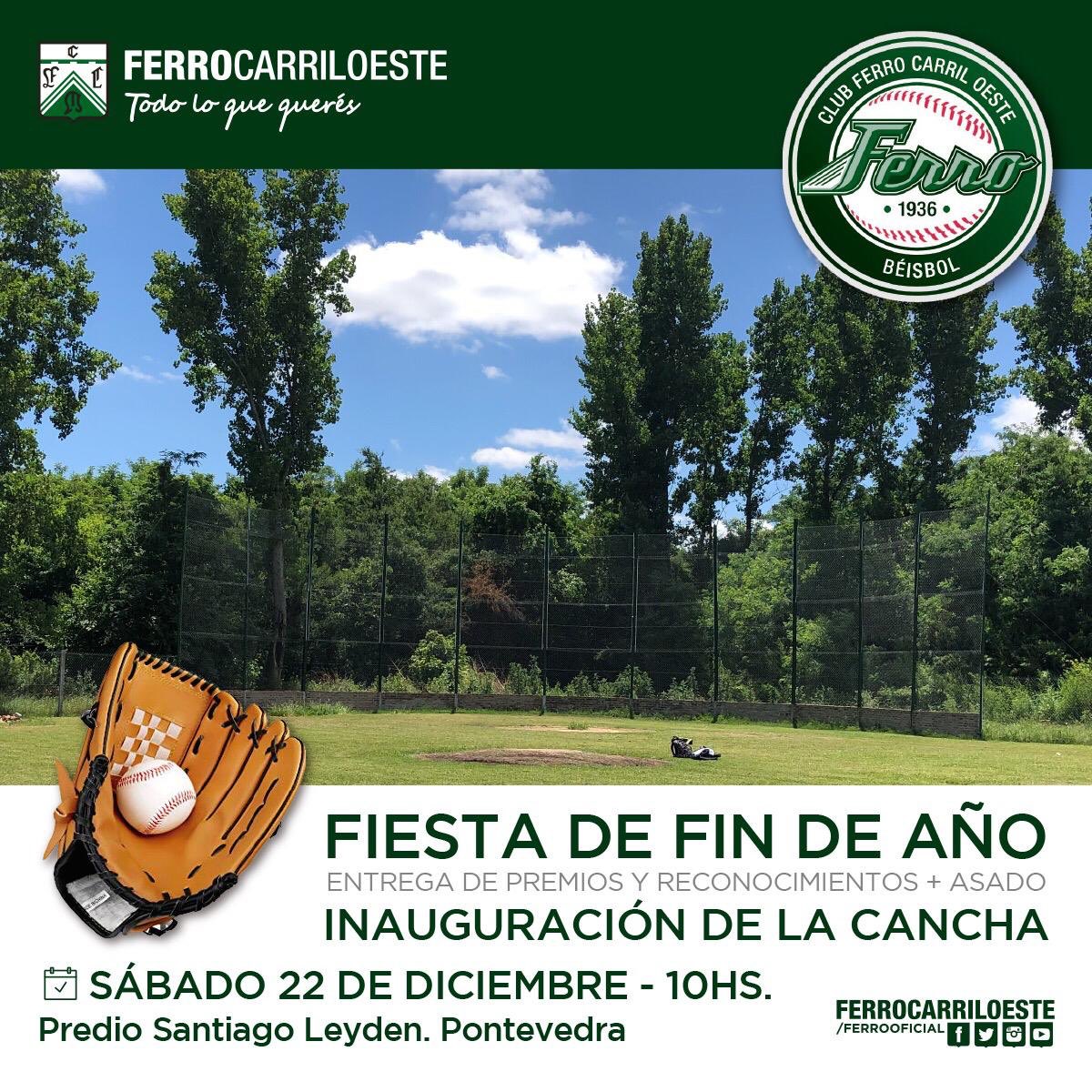 FerroBeisbol's tweet photo. Tenemos fecha para despedir el año y para cumplir un sueño 🏟 
💪🏻🇳🇬⚾️
#argentina #Ferro #Pontevedra #beisbol https://t.co/uPMI2uleCj