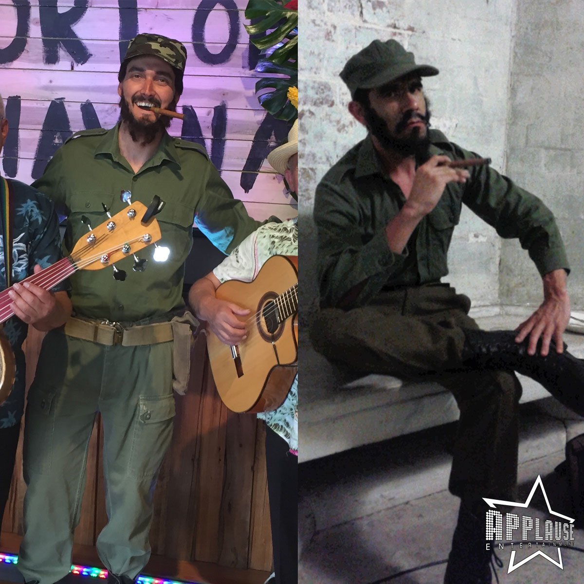 applause_ent's tweet photo. Happy Fidel Friday! How interesting that the first time we have ever provided Fidel Castro impersonators...we provide two of them on the same night, for two separate events!
#ApplauseEnt creates bespoke character impersonators for all types of events across Australia. https://t.co/kgXSUTlIUc