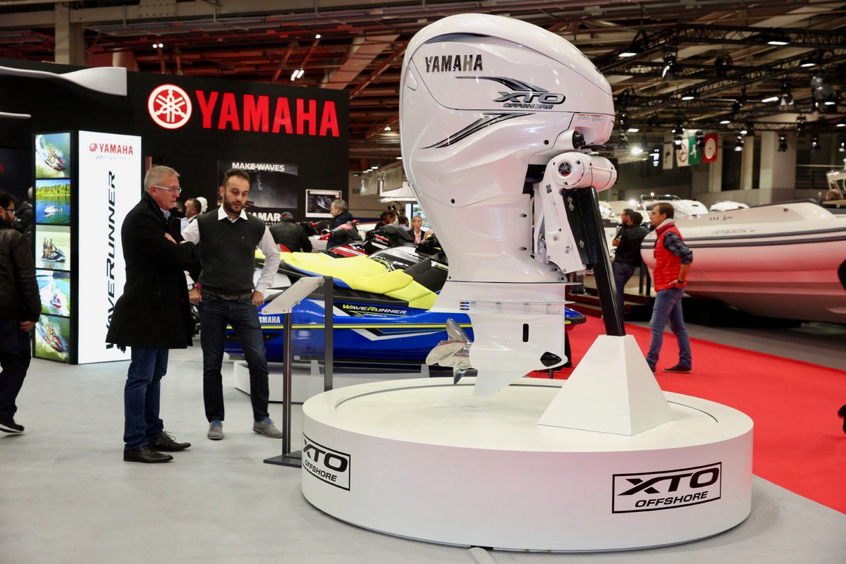 YamahaMarineFr's tweet image. Suite et fin du @NauticParis ce week-end. Rejoignez-nous sur le stand #Yamaha (⚓️ Hall 4 - stand A21-A22) pour découvrir nos nouveautés :
▷ Gamme HB de 2,5 à 425 ch
▷ #Waverunner 2019.
▷ Bateaux #Capelli et #PacificCraft.
#Nautic2018 #NauticParis #Bateau #Nautisme