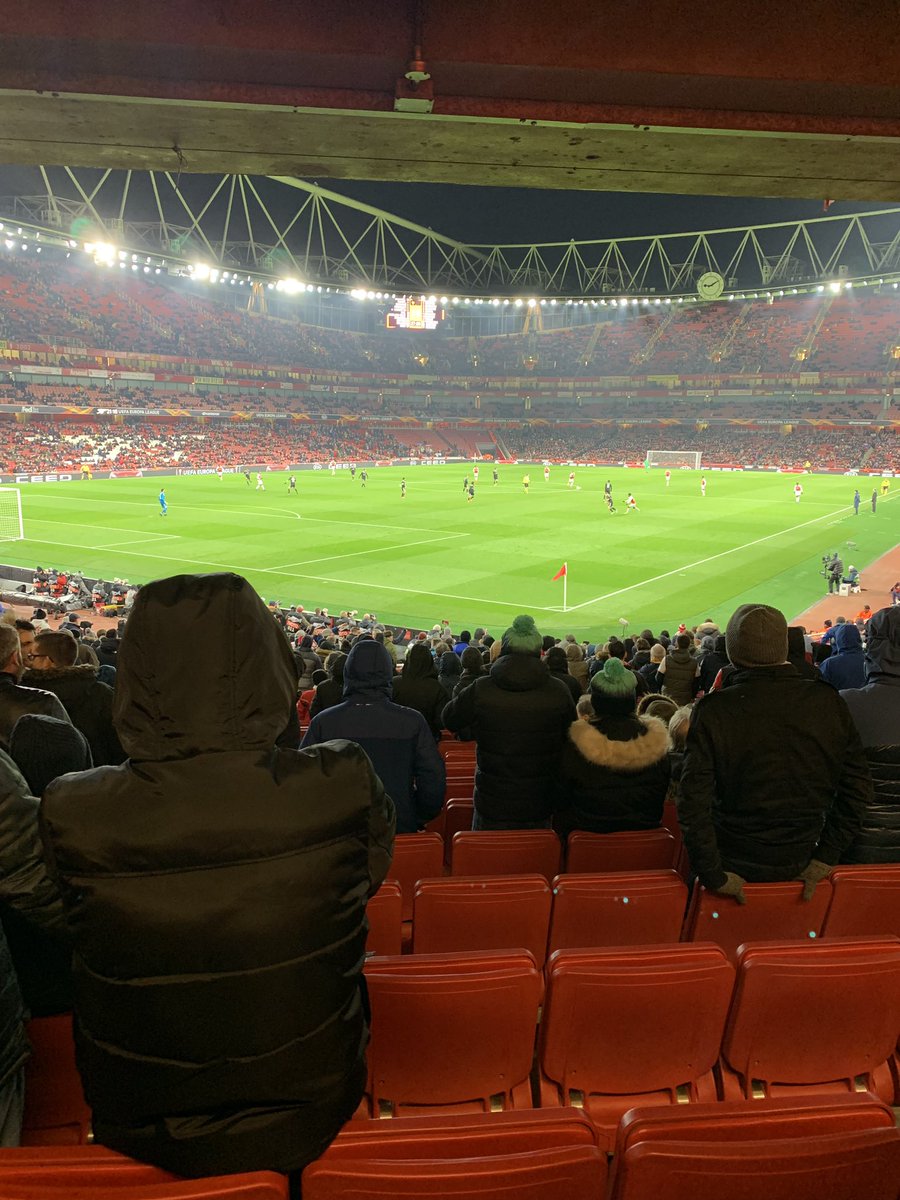 lauriepalacio's tweet photo. Went on a magical mystery tour of the Emirates last night. Eventually settled in Block 6 #ARSQAR https://t.co/aqJr05oXLA