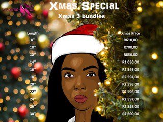 WeavesrusZA's tweet photo. Ladies ladies ladies. That greater time of year has arrived, yes Ke'Xmas and we have beautiful deals for you as usual. 
We keep them prices 🔥🛒🔥🛒😘
#xmasspecial #weavesrus #weavessociety #GirlsTalkZA https://t.co/EzChxWTAip