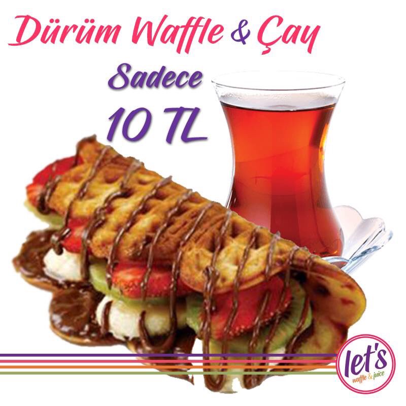 letswafflejuice's tweet photo. Öğrenci dostu Let’s kampanyalarını kaçırmayın! Dürüm waffle ve çay sadece 10 TL Ege Üniversitesi 1 Nolu Yemekhane yanında Brew Mood Coffee içindeyiz ☺
https://t.co/IsO4hIn3fp https://t.co/2XTVCSiJmW