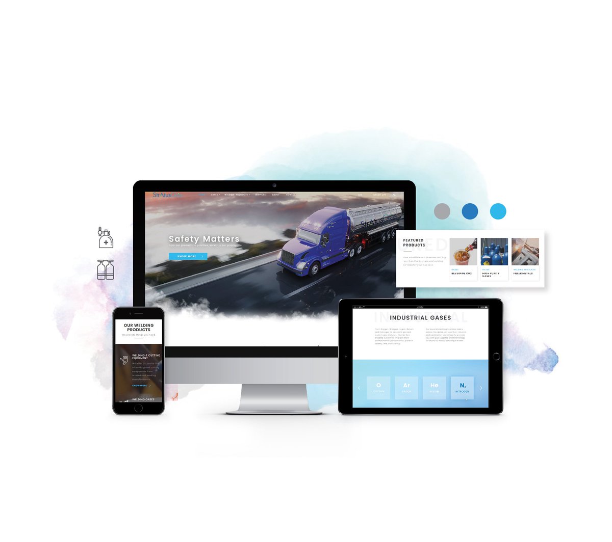 Starfish_Web_'s tweet photo. A website intended for an Industrial Gases and Welding Equipment specialist. Combined with light colors, the design gives a hazy effect to give an appeal that matches the brand's main services in a modern way. 

#WebDesign #WebDevelopment #Website #UXDesign #IndustrialWebsite https://t.co/iaBGobCyK7