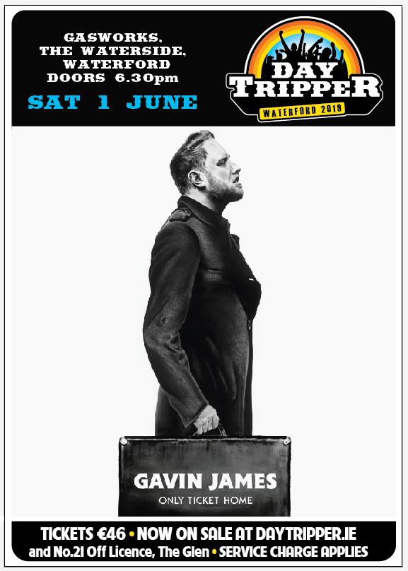 Daytripper Waterford (@daytripper_fest) on Twitter photo GAVIN JAMES - SAT 1st JUNE
A major global star, one of Ireland’s most successful live acts and with almost 1 billion streams for his songs worldwide, <a href="/gavinjames/">Gavin James</a> headlines #Daytripper2019 on Saturdy, 1st June 2019, Tickets are on sale now at daytripper.ie GAVIN JAMES - SAT 1st JUNE
A major global star, one of Ireland’s most successful live acts and with almost 1 billion streams for his songs worldwide, <a href="/gavinjames/">Gavin James</a> headlines #Daytripper2019 on Saturdy, 1st June 2019, Tickets are on sale now at daytripper.ie