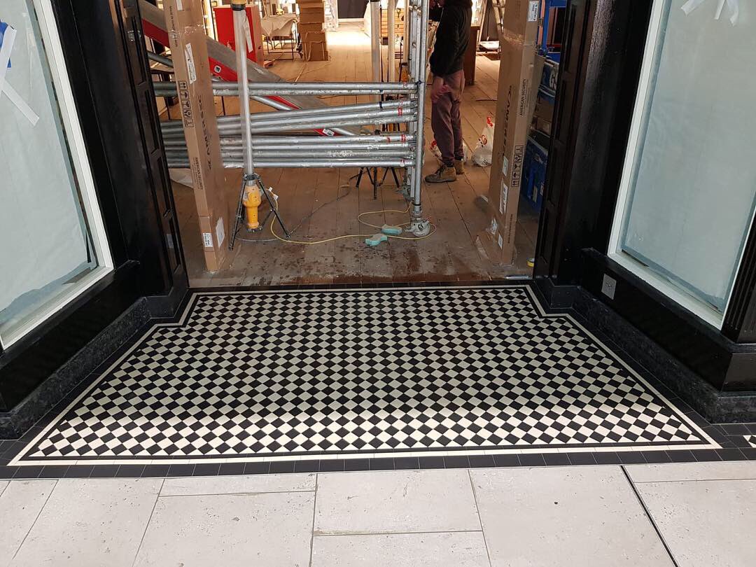abflooringltd's tweet photo. Tiling @ Jack Wills Eastbourne https://t.co/wXNi3bVa6k