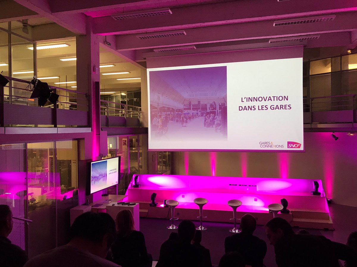 julienjly's tweet photo. Soirée innovation hier @ConnectGares ! 💡
Présentation de 5 programmes pour accélérer la transformation des gares & résultat du challenge #Openbeacon 🏆
Bravo aux lauréats @nvibe_fr, @pandaguidesme, @MuseoPic & @CityscootParis https://t.co/WXGQykvEtC