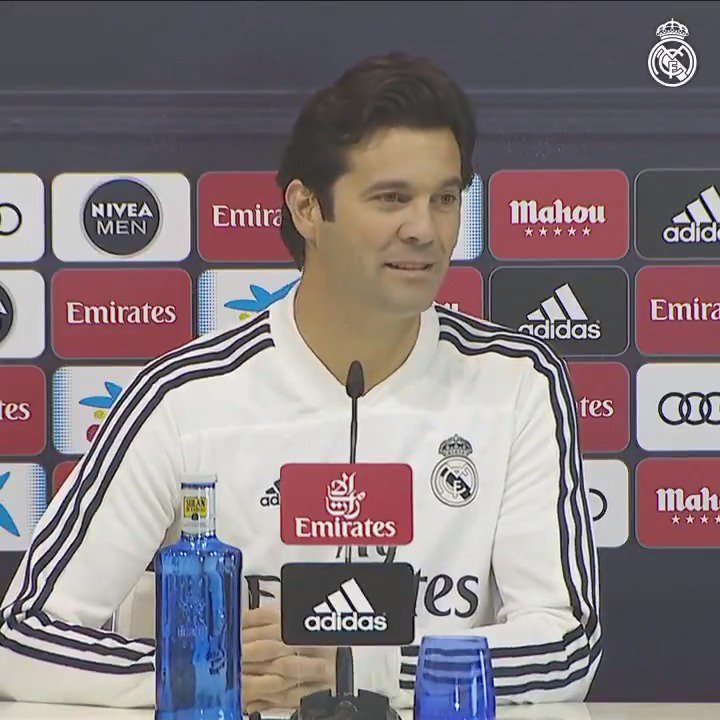 💬 Esta fue la respuesta de Solari a la pregunta de #RMTV en la rueda de prensa previa al partido de mañana contra el @RayoVallecano. #RMCity