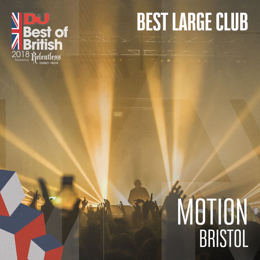 DJmag's tweet image. Bristol’s cutting-edge club scene owes a lot to its beloved venues, and right at the centre of its culture stands @MotionBristol, this year’s Best Large Club at DJ Mag's Best of British Awards 2018 🙌 #BestOfBritish powered by @relentlessdrink 

👉 dj-m.ag/2Bi977R