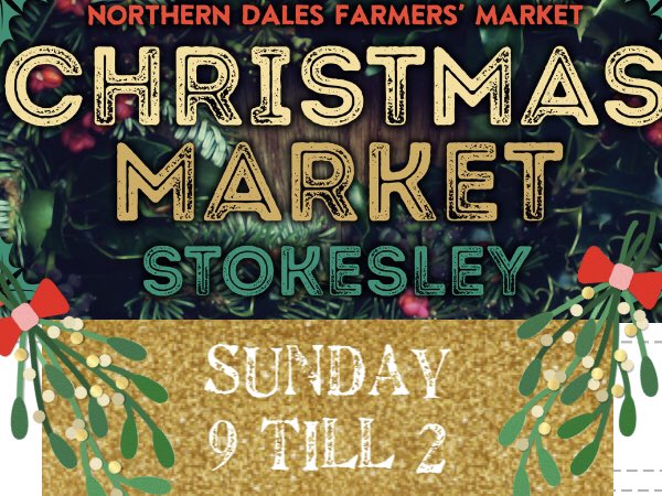 Stokesley Christmas Market on Sunday - more than 40 top quality food and drink stalls, all independent family businesses, locally produced scrumptious festive goodies 😁@NEEFM_News <a href="/marketsmatter/">NMTF</a> <a href="/StokesleyShow/">Stokesley Show</a> <a href="/stokesleyfish/">The Stokesley Diner</a> <a href="/YksVisitorGuide/">Yorkshire Visitor Guide</a>