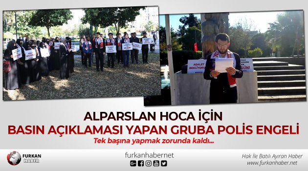 furkanhabernet's tweet photo. Alparslan Kuytul Hoca’nın mahkemesine 40 gün kala Furkan Gönüllülerinin gerçekleştirmek istediği basın açıklamasına yapılan müdahale hukuksuzluk diz boyu dedirtti!
https://t.co/VVdjN04IGc https://t.co/Bd7MOSgTJd