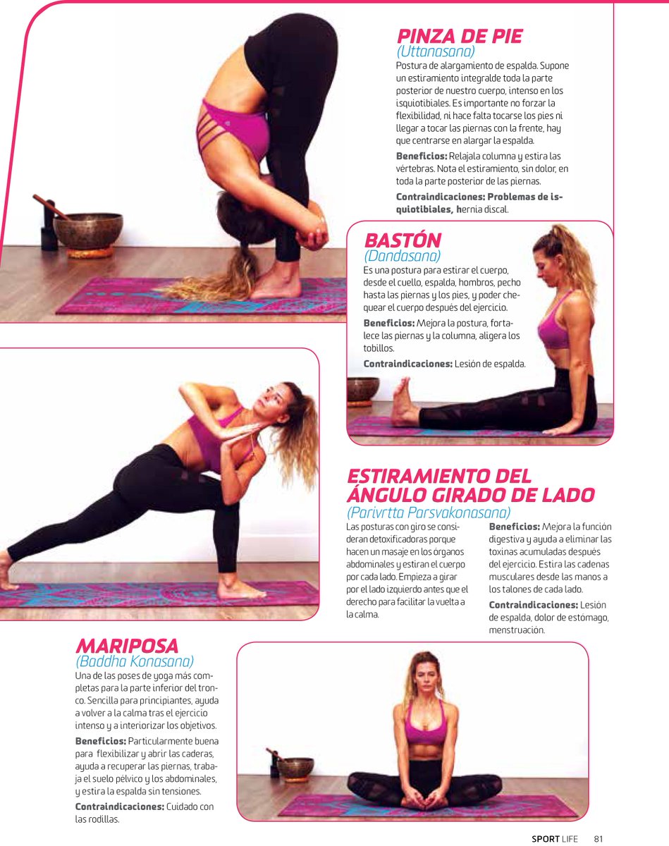 tv_consciente's tweet photo. Yoga para antes y después de entrenar con nuestras clases de Yoga para el deporte. Descubre las posturas más recomendadas en el número de diciembre de la revista @sportlife_es  💪✨https://t.co/XXb730oXLV🤩#yogaposes #crosstrainning #workouts https://t.co/odZjgAuKyL