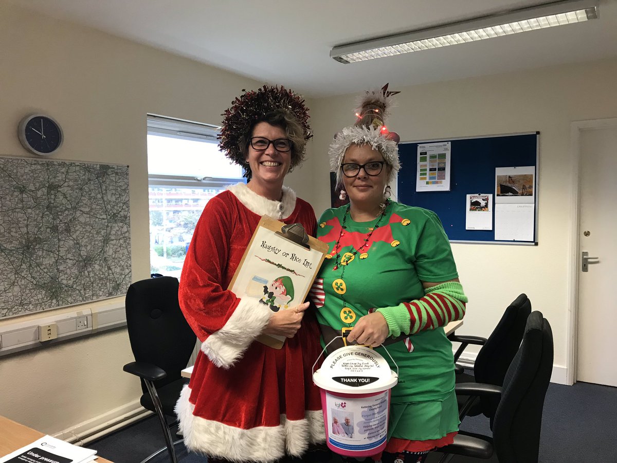 JoFawcus's tweet photo. Christmas jumper day @KettGeneral Here is Miss Elf n Safety lol 😂 https://t.co/Io8C8fVwkJ