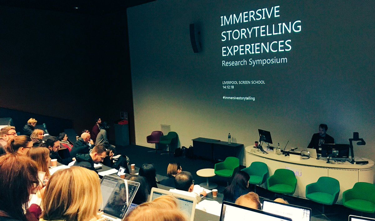 Ready to be inspired #immersivestorytelling #immersivexperiences #immersivetech #liverpool, @petewoodbridge sets the scene.