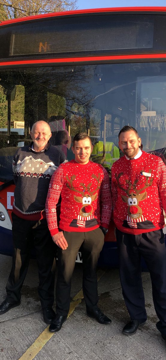 Christmas jumper day @StagecoachSouth driver training school, helping raise money for @savechildrenuk
